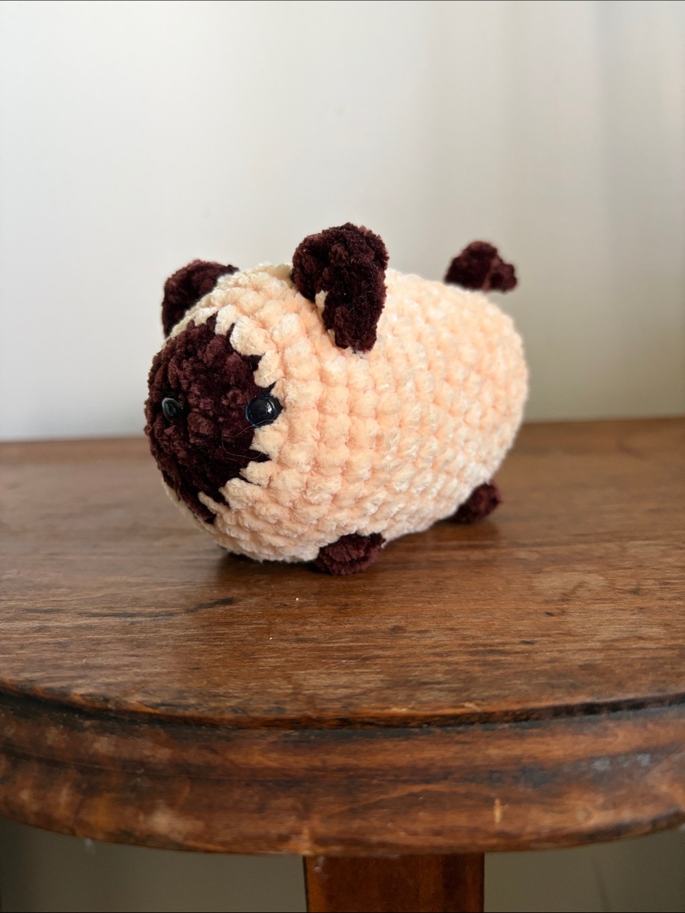 Crochet Siamese Cat Stuffy